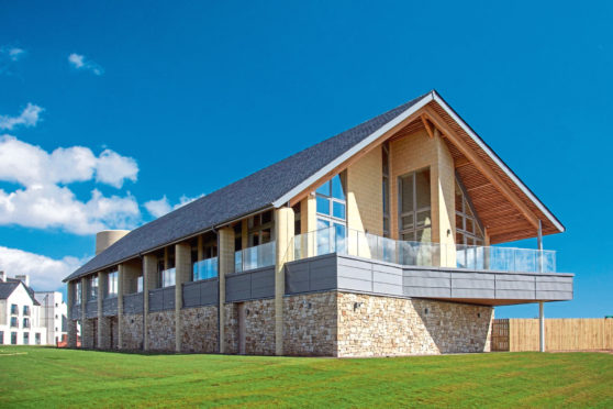 The golf centre at Carnoustie links.