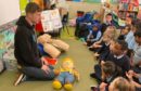 Sean from First Stop Safety Training teaching school children first aid.