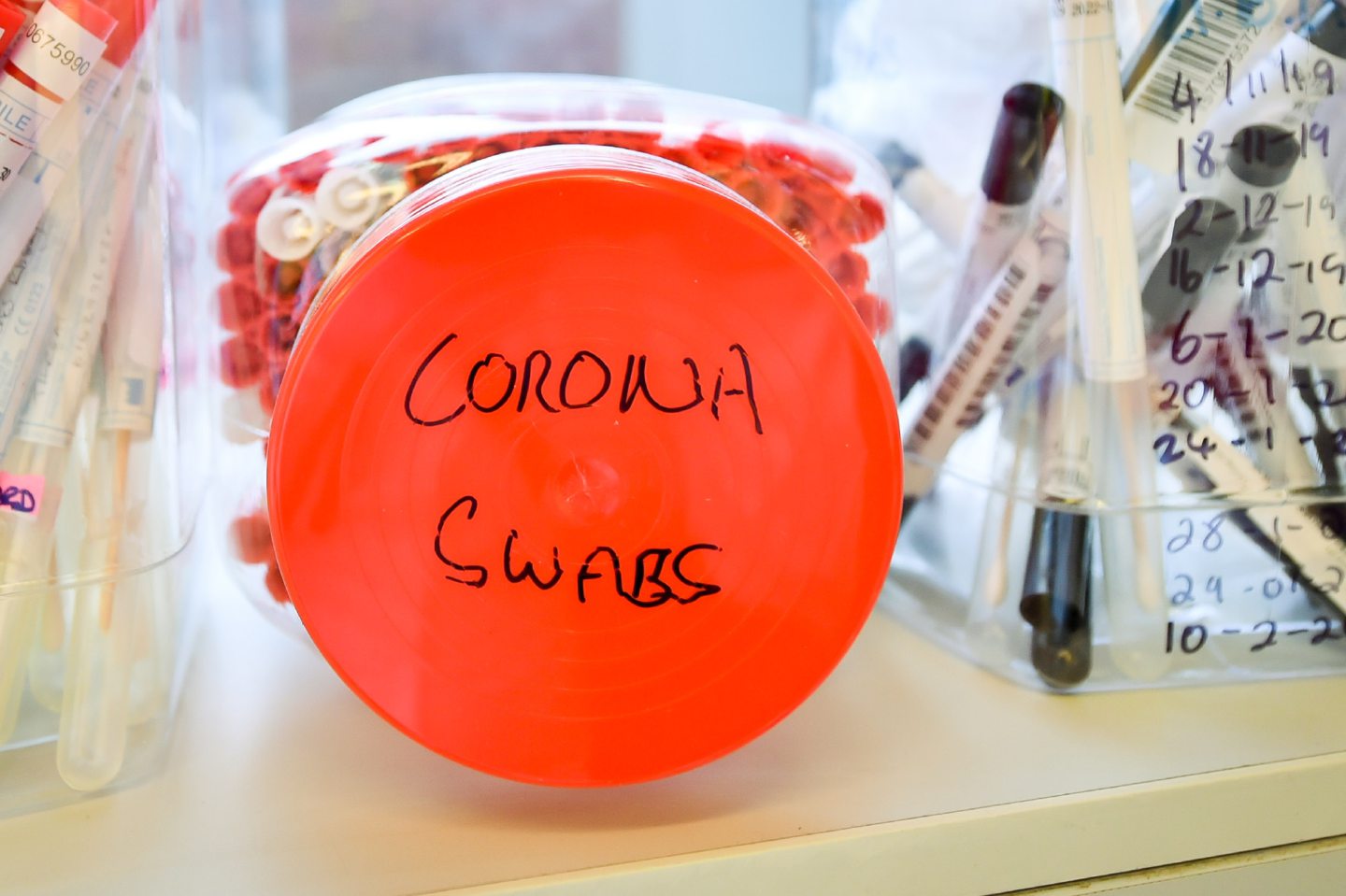 Coronavirus COVID-19 swabs