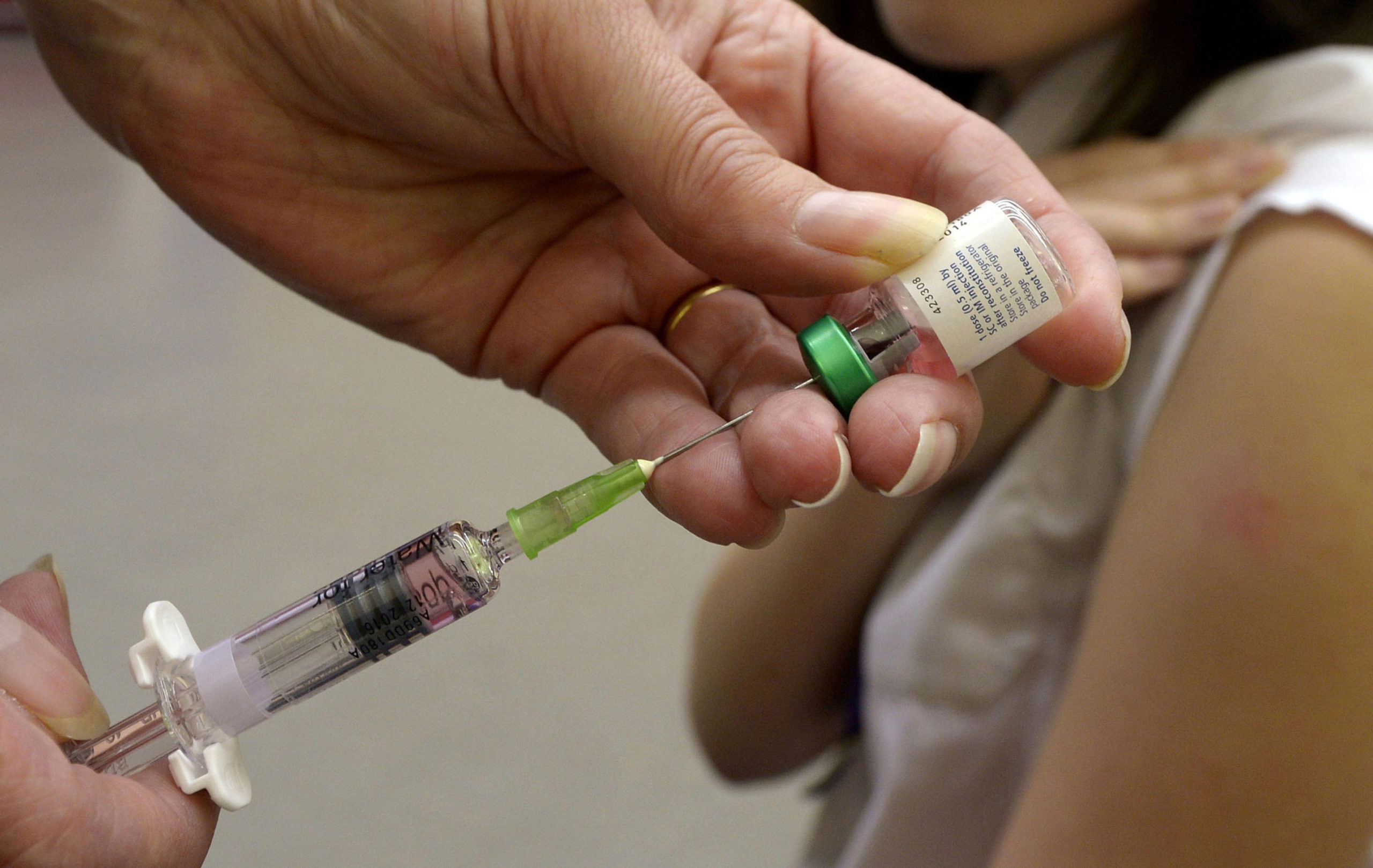 Many parents have not had their children vaccinated against measles.