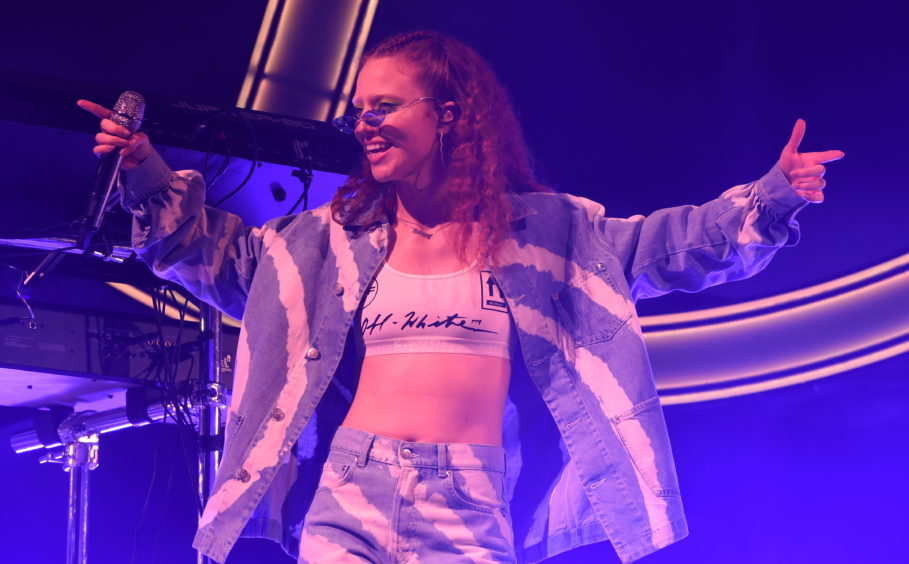Jess Glynne, who is part of Big Weekend Dundee's Saturday line-up, performing on stage