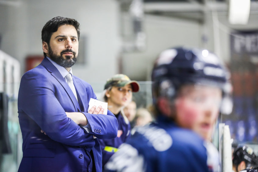 Head coach of the Dundee Stars, Omar Pacha.