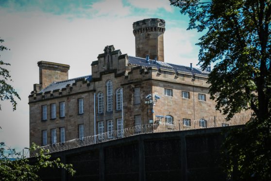 Courier News. Pic shows; general view of the exterior of Perth Prison (HMP Perth) for files. Friday, 3rd August, 2018.
