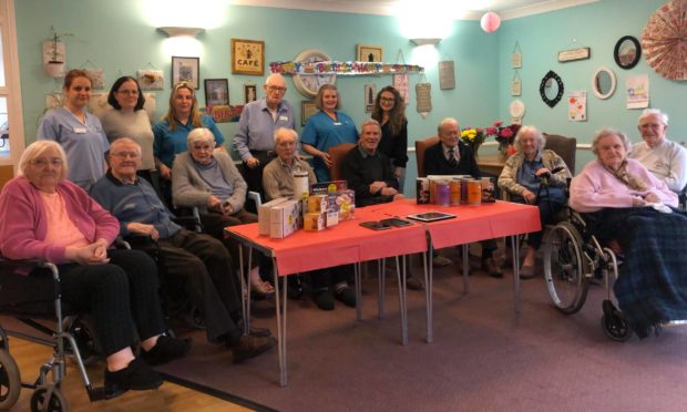 Residents at Balhousie Care Home in Pitlochry
