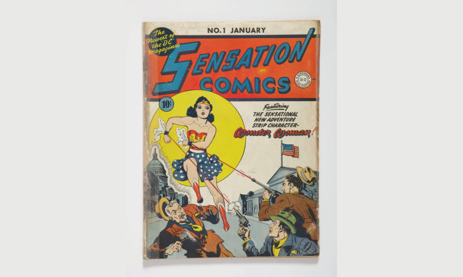 Sensation Comics no.1, the first appearance of Wonder Woman, January 1942