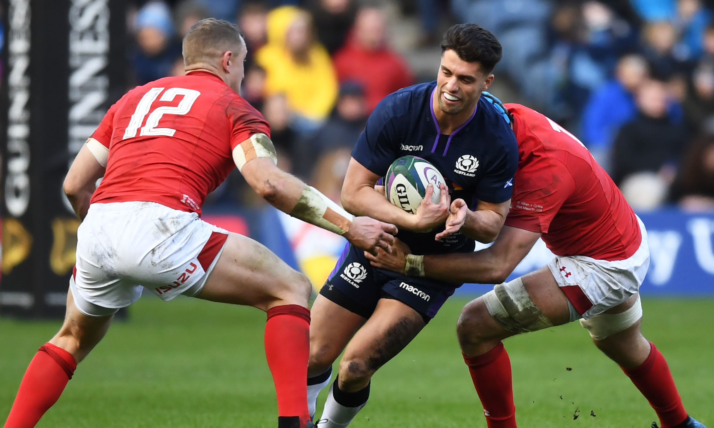 Scotland's Adam Hastings in action against Wales in the 2019 Six Nations clash.