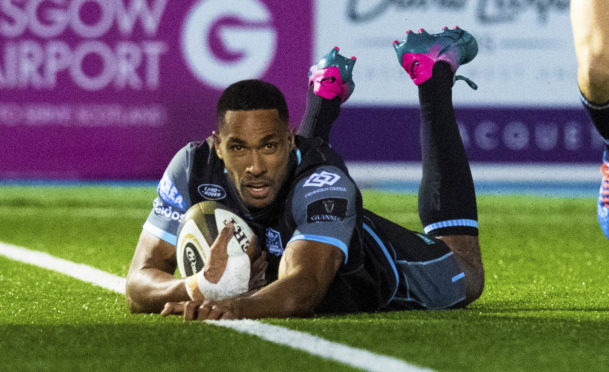 Glasgow Warriors' Ratu Tagive.