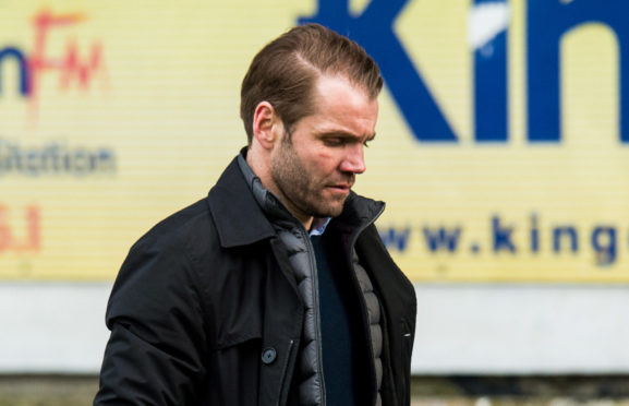 Robbie Neilson after the defeat at Dunfermline.
