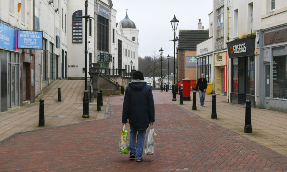 High Streets are deserted during the coronavirus lockdown.