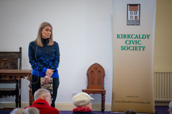 Cherise White spoke about the Links Market to Kirkcaldy Civic Society.