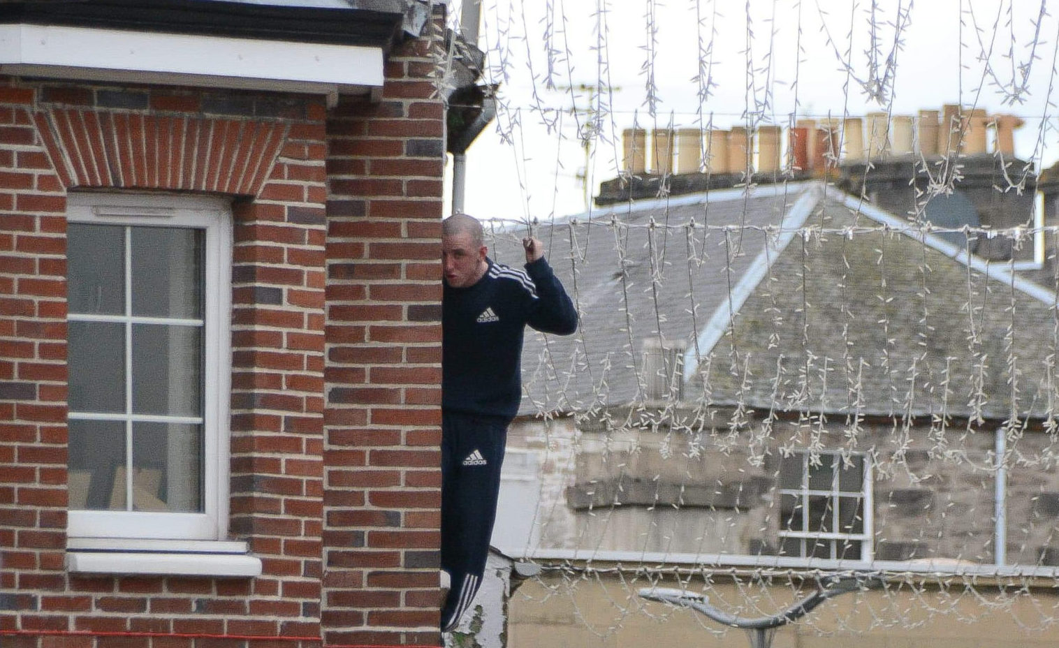 Drew Anderson was on the window ledge of Skinnergate House for three hours.