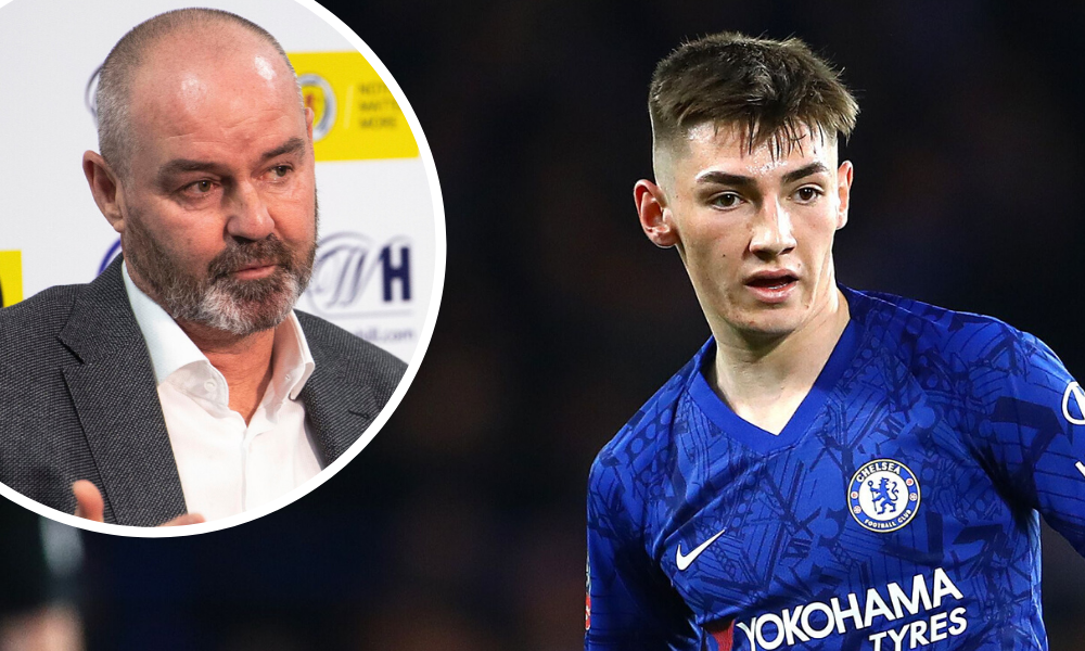 Steve Clarke hasn't closed the door on Billy Gilmour being called up to senior squad