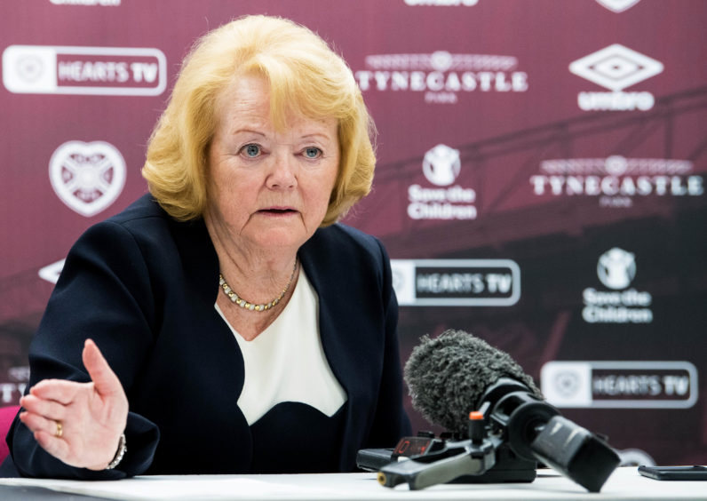 Hearts chief Ann Budge hit out at clubs who opposed reconstruction