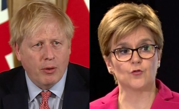 Boris Johnson and Nicola Sturgeon both provided updates on coronavirus.