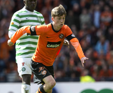 Ryan Gauld in action during his Dundee United days