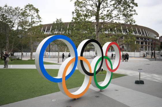 The Olympic stadium at Tokyo.