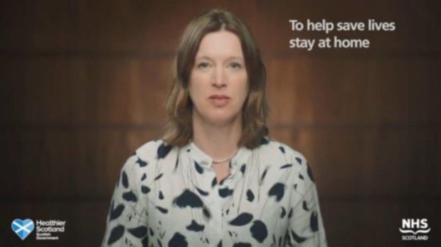 Catherine Calderwood had been the public face of a nationwide campaign urging Scots to to stay at home.