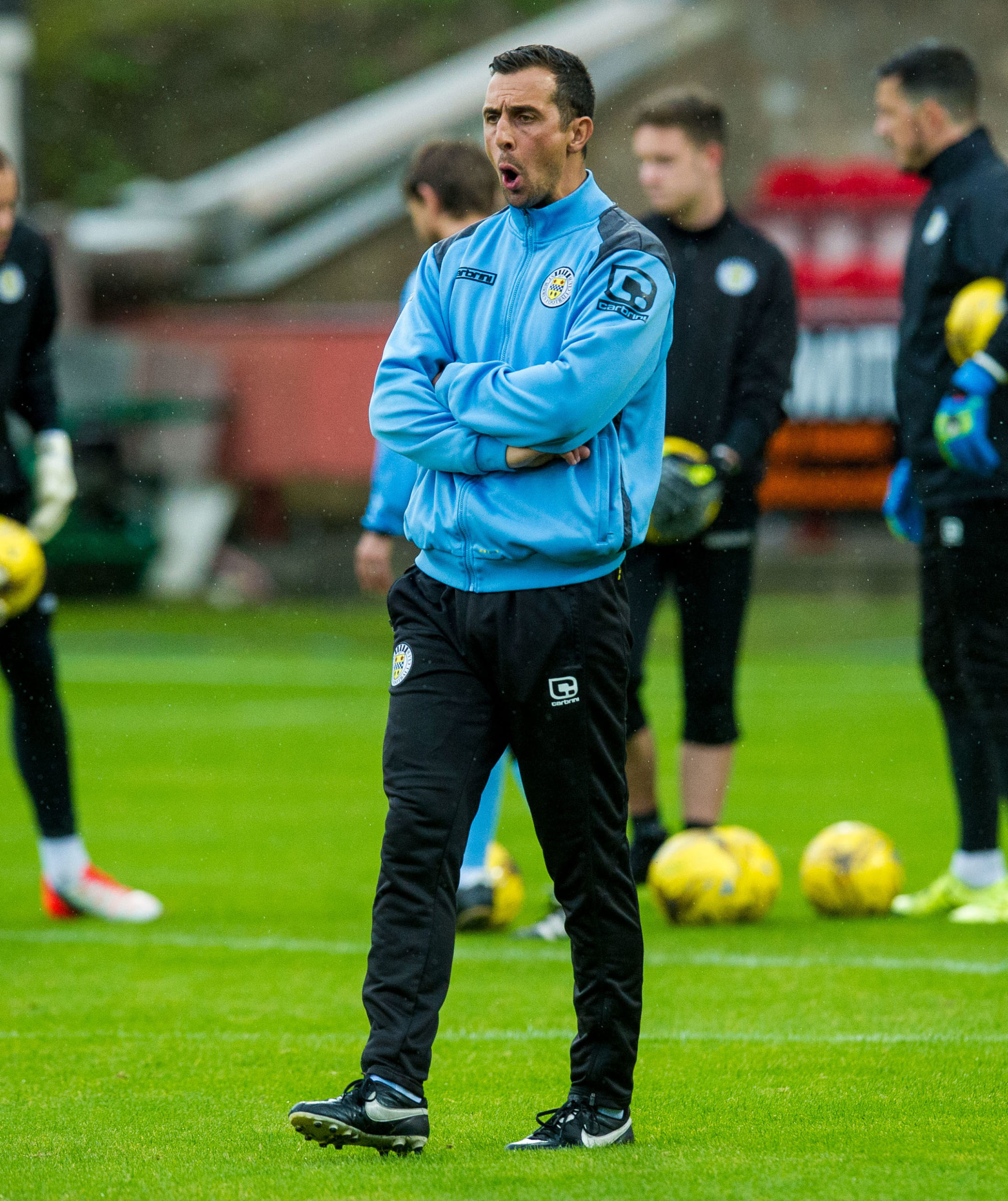 Allan McManus during his time as St Mirren's interim manager in 2016