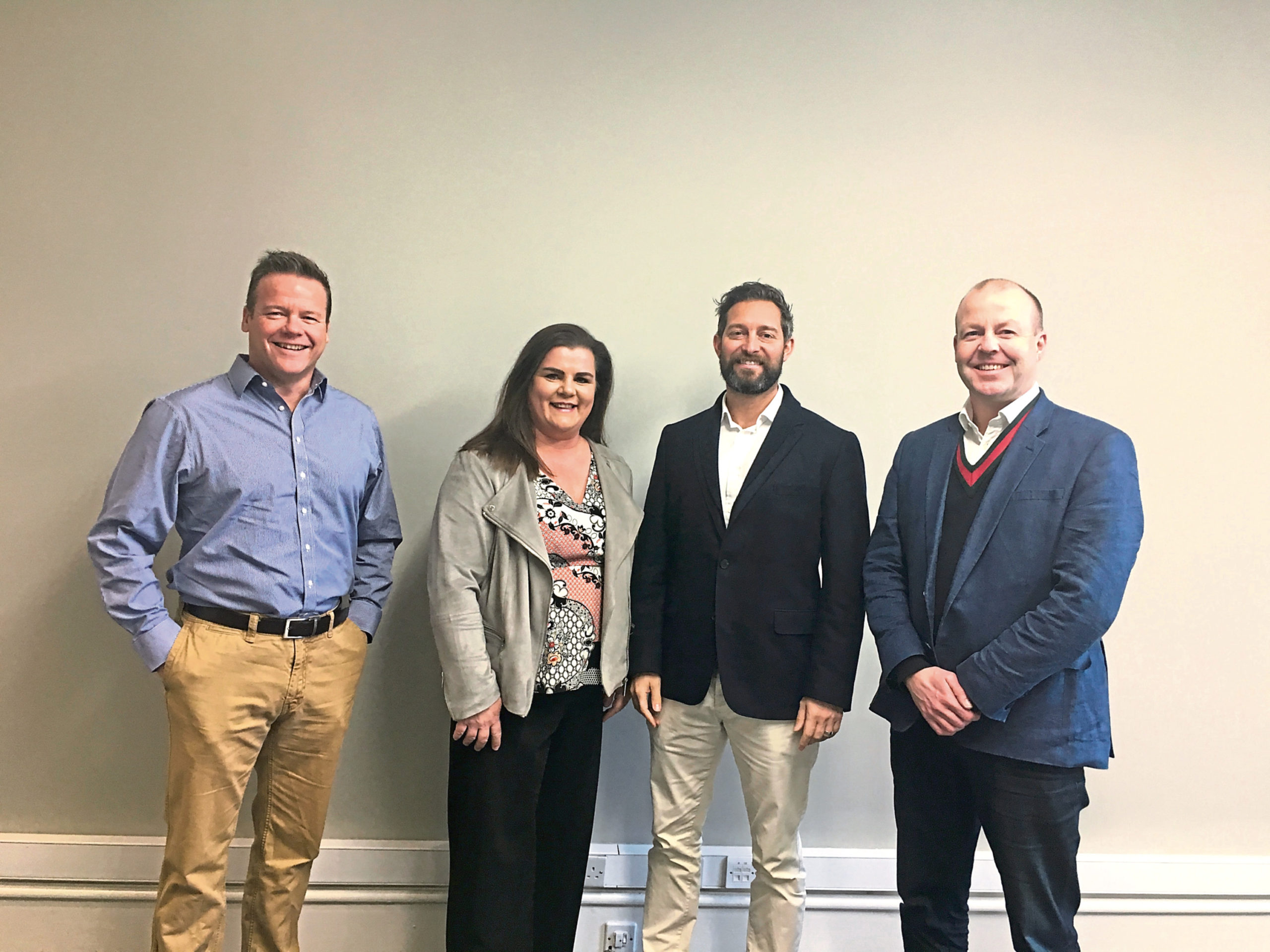 Gilson Gray merges with Wallace and Co Property Management Matthew Gray, Elaine Wallace, Glen Gilson Derek Tyson
