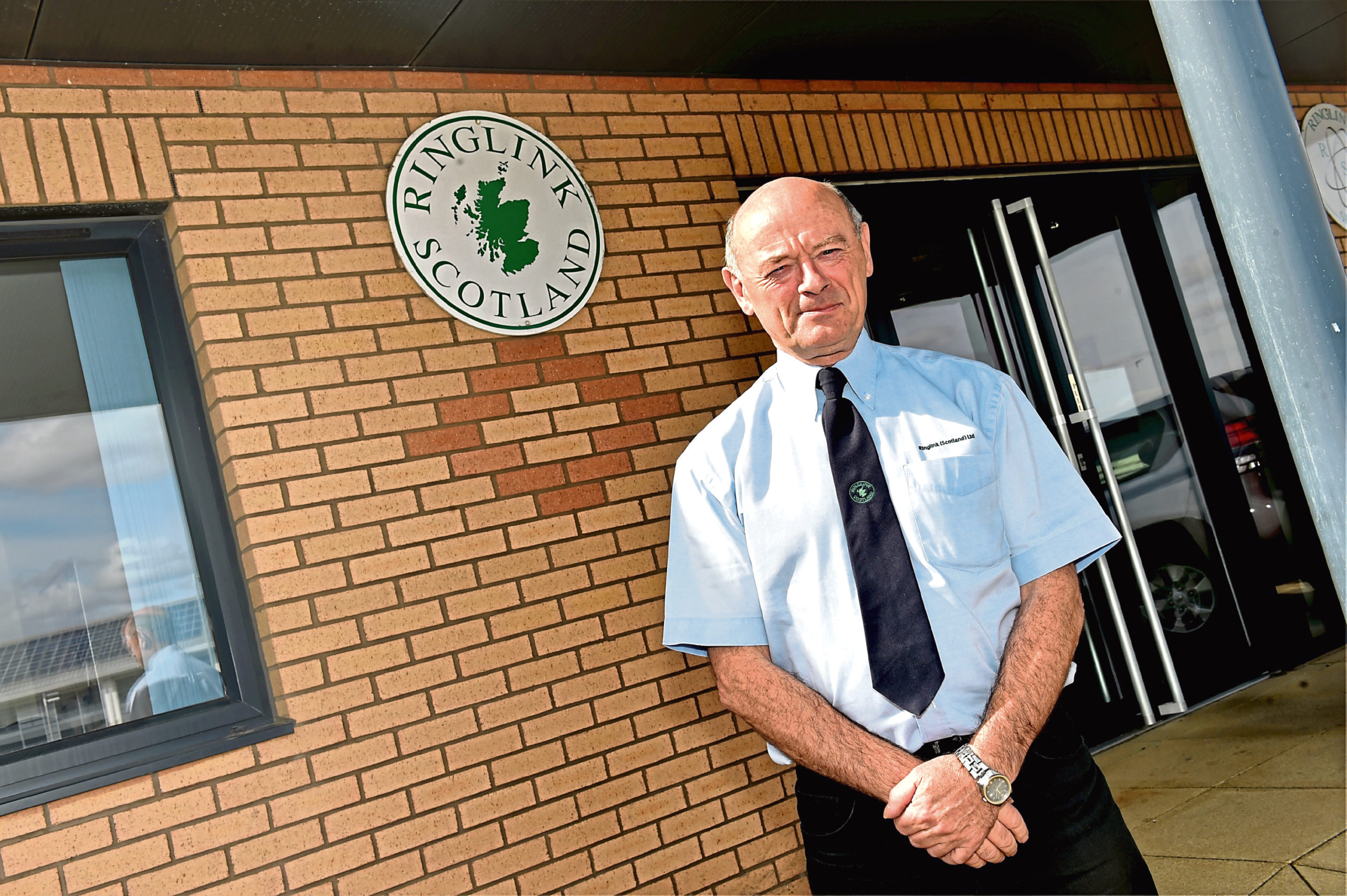 Ringlink Scotland managing director Graham Bruce at the Laurencekirk base.