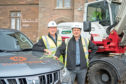 Pert Bruce Construction has begun on delivering more than 500 homes on the site of the former Royal Hospital and surrounding estate at Sunnyside, Picture shows,l to r, Jamie Pert and Craig Bruce,21 August 2019