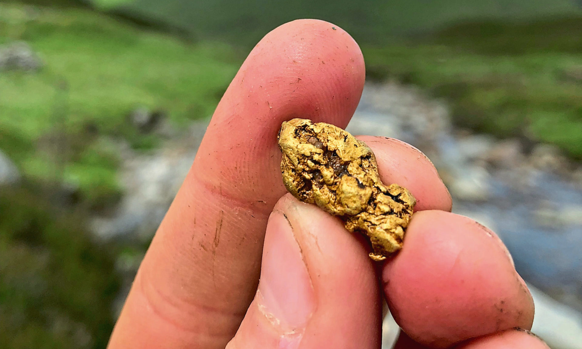 Erris Resources - the 10g gold nugget found in Perthshire in July