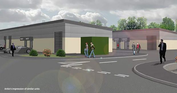 An artist's impression of how the new site will look.