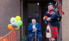 Fred Waters celebrates his 100th birthday in lockdown at his Bridge of Earn home