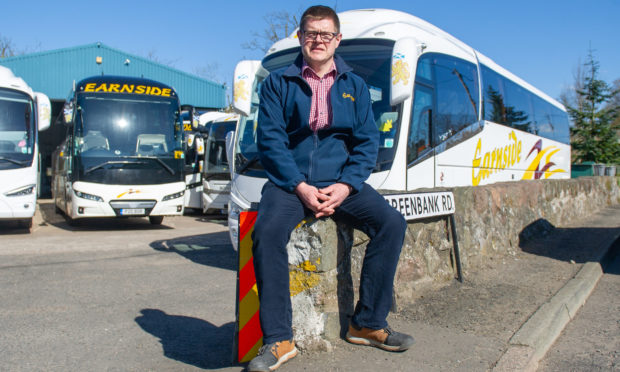 Gary Rutherford, boss at Earnside Coaches