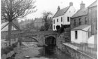 A bridge over the Alyth Burn in days gone by. Alyth was one of the communities the ghost is said to have haunted.