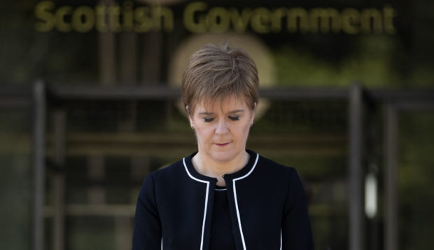 First Minister Nicola Sturgeon.