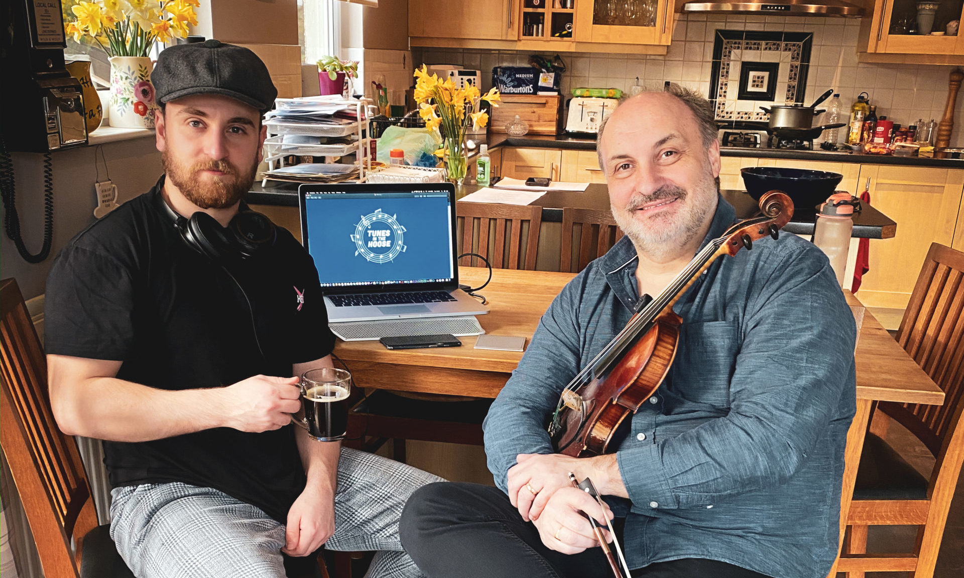 Martin MacLeod Jr and Sr have united musicians around the globe with Tunes in the Hoose.