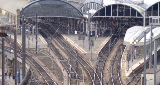 Newcastle Railway Station.