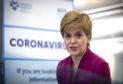 With Holyrood closed Nicola Sturgeon took part in a virtual First Minister's Questions.