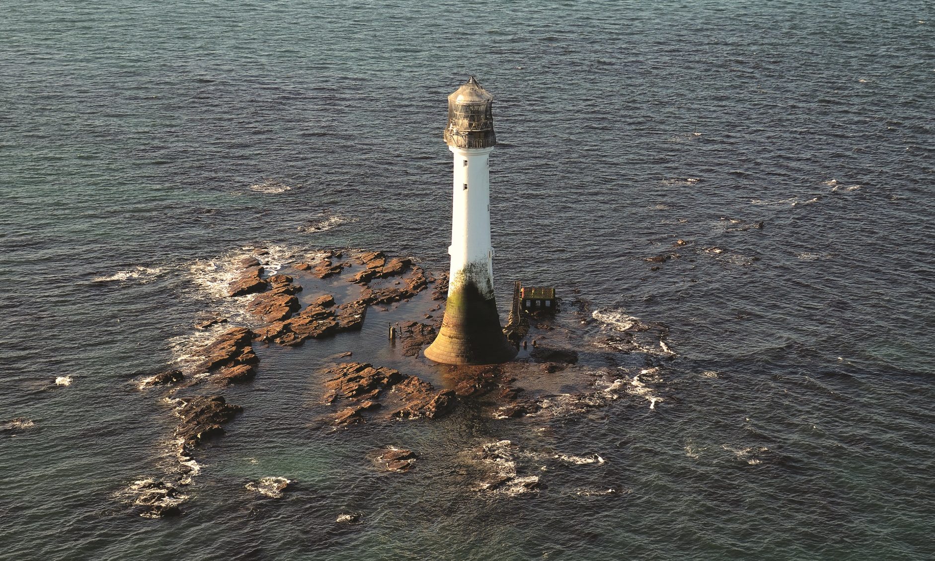 The 209-year-old Bell Rock lighthouse.