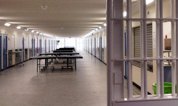 A general view of Monro Hall, the newest prisoner accommodation block at Polmont Young Offenders Intitution near Falkirk.