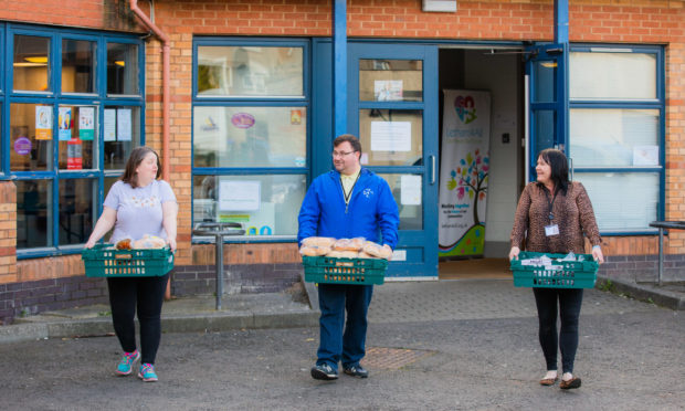 Jon and the team at Letham4all recently launched the community fridge.