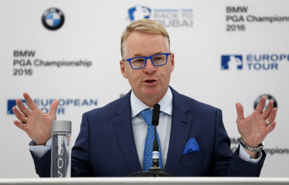 European Tour chief executive Keith Pelley.