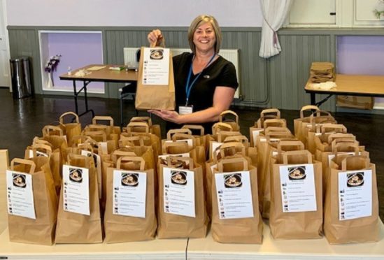 Teresa Sharp has put together soup kits for local families.