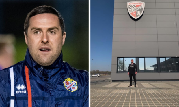 Fotheringham at FC Ingolstadt's training ground.