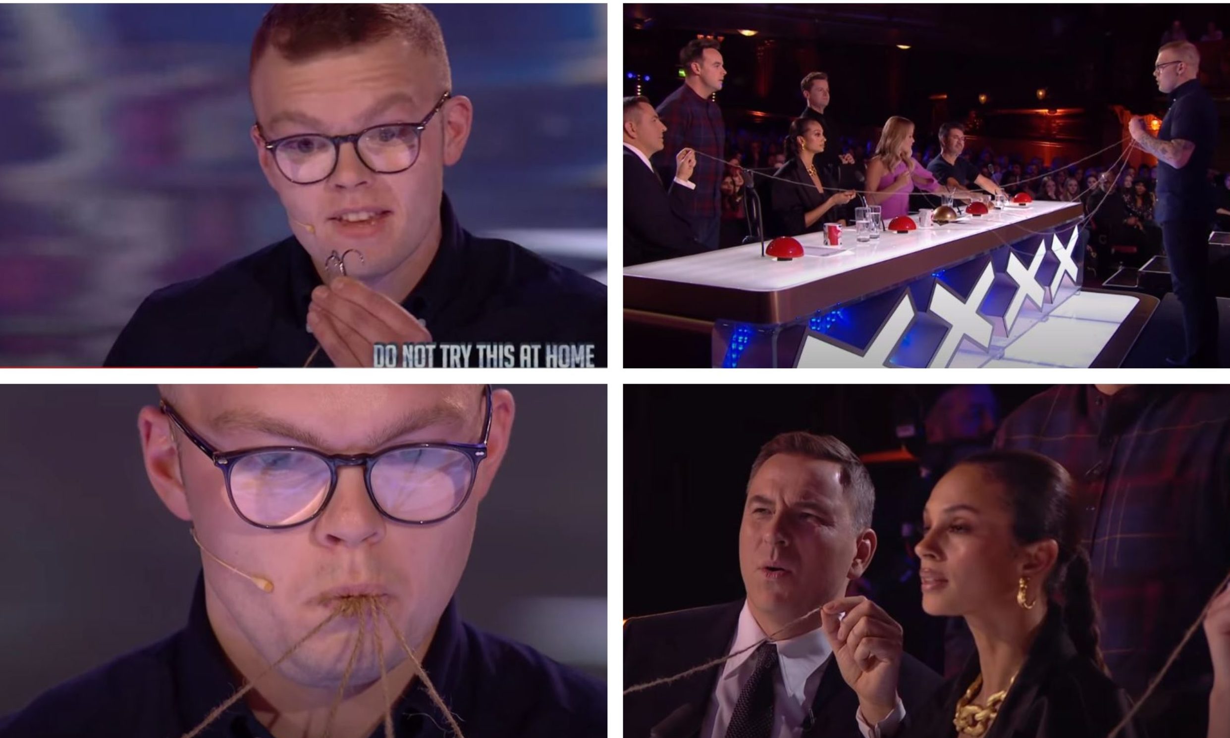 Magician Cameron Young on Britain's Got Talent.