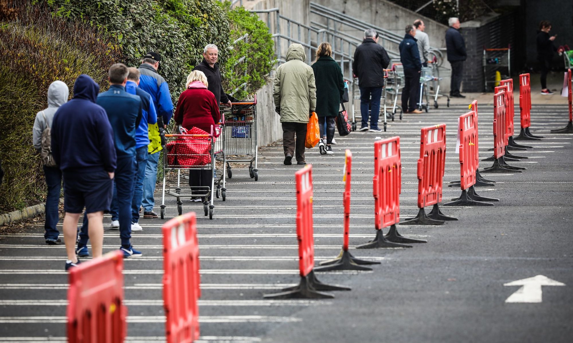 Efforts are under way to ensure the most vulnerable do not need to risk their health by venturing out to join queues for supermarkets.