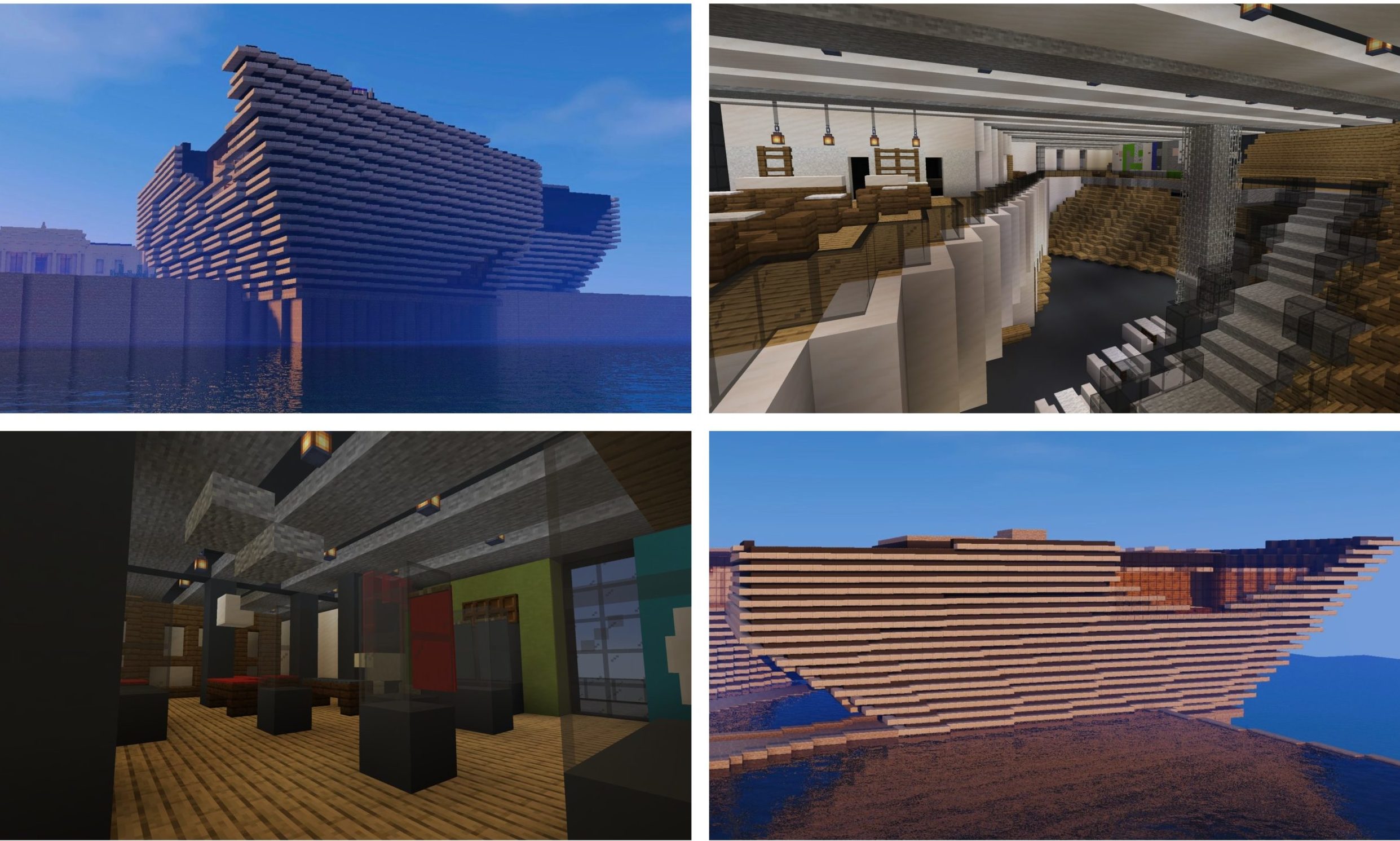 Csian Canave's Minecraft recreation of the V&A.