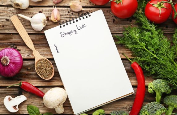 No need for a shopping list with reverse meal planning