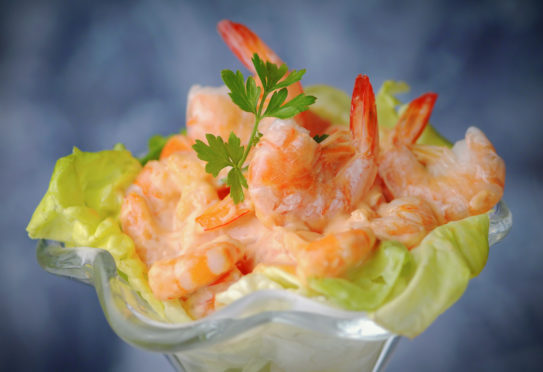 Prawn cocktail was popular in the 80s