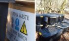 The human waste was found near Falkland.