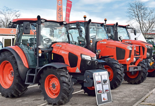 Sales of new tractors are at their lowest level in four years.
