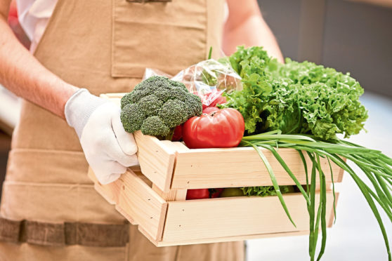 Sales of vegetable boxes have soared under lockdown.