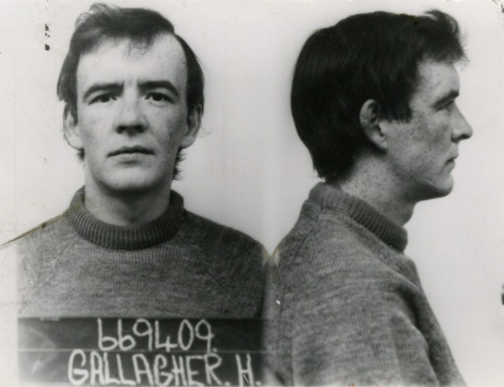 Mugshot of killer Henry John Gallagher.