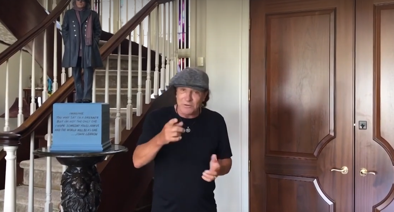 Brian Johnson sent a special message to the virtual Bonfest crowd.
